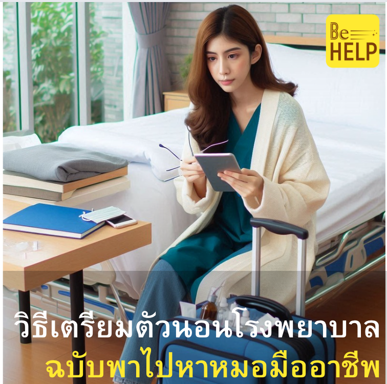 วิธีเตรียมตัวสำหรับการนอนโรงพยาบาล